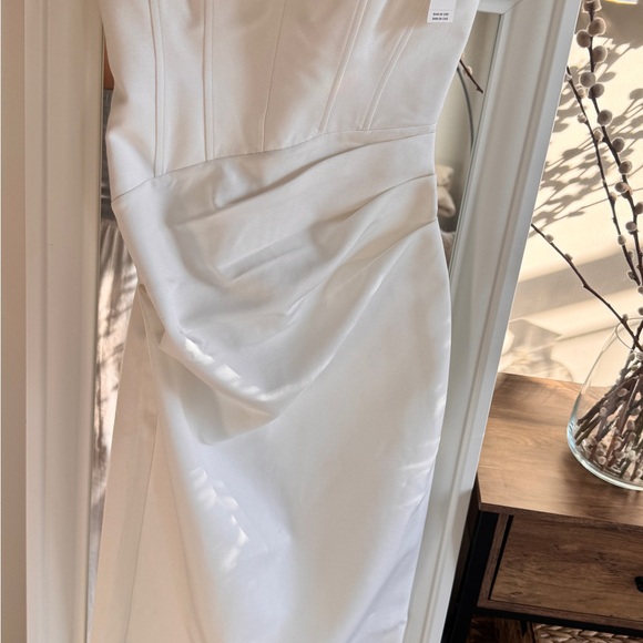 Shona Joy Strapless White Maxi Dress - Picture 8 of 10